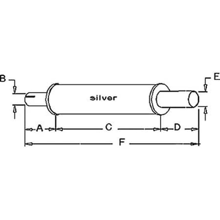 Aftermarket Muffler Fits Massey Harris MH101 JR MH20 MH22 MH22K MH30 MH30K MH33 MH333 MH44-6 767994M91